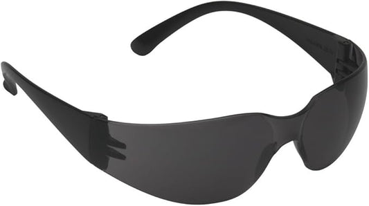 Bulldog Black Frame Gray Lens Safety Glasses ANSI Z87.1-2003