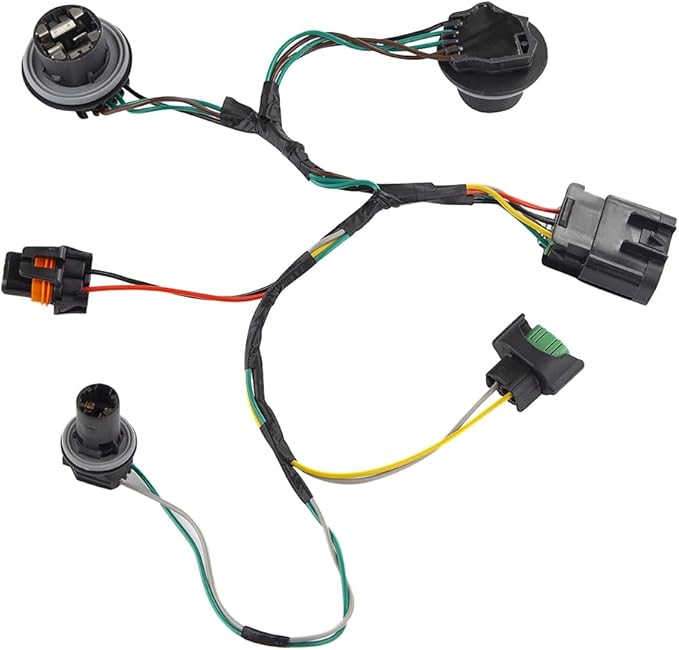 Compatible with Headlight Wiring Harness GMC Sierra 1500 2007 2008 2009 2010 2011 2012 2013 and GMC Sierra 2500 HD 3500 HD 2007 to 2014, Headlamp Wiring Harness, Front Lamp Socket Wire 15841610