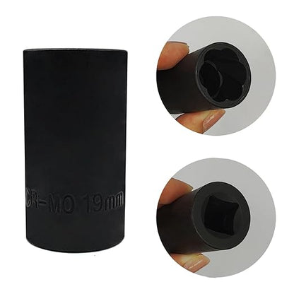 2 units of 12 inch 12 points of 0.906 in compatible with BMW models, splined plug with 0.748 in rotating nut plug, damaged nut lock extractor, rusty,