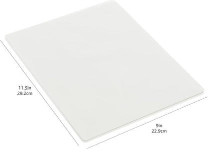 Basics Clear Thermal Laminating Plastic Paper Laminator Sheets, 9 x 11.5-Inch, 50-Pack, 3mil