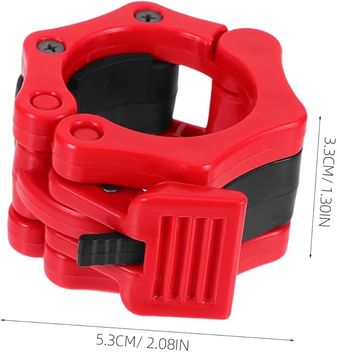 Barbell Weight Clips Barbell Clamps Locking Clips for Weightlifting Gym Fitness Equipment Quick Release Design