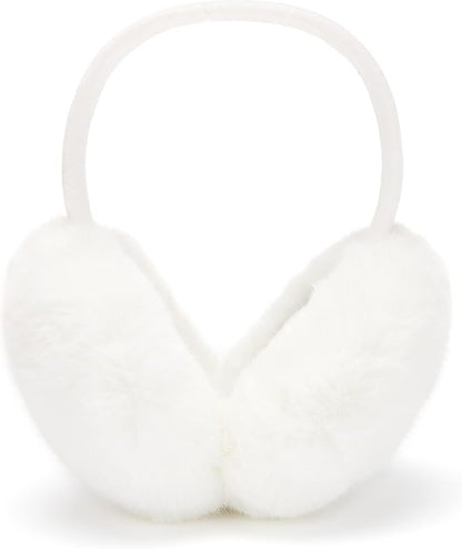 Earmuffs Cute Dense Faux rabbit Fur Creative Warm Ear Warmer Furry Winter Outdoor EarMuffs Foldable Ear Warmer Unique Gifts