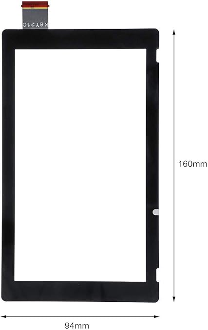 A-MIND for Nintendo Switch Touch Screen Replacement Parts,Front Glass Panel Only(Not for Switch Lite,Not LCD),with Free Tool Set  Screen Protector (Touch Screen)