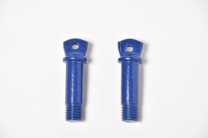 2 Pack Galvanized Blue, Rigging 58" Bow Shackles D Ring Rugged 13 Ton 28,600 Lbs Breaking Strength, WLL 3.25 Ton 7000 lbs w 34'' Pin Clevis Screw Heavy Duty for Auto SUV Anchor ATV UTV Recovery