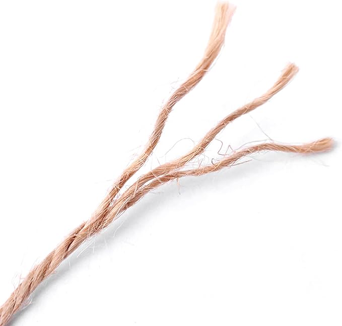 328 feet Jute Twine 3ply 2mm Diameter Burlap Ribbon Gardening String Heavy Duty Arts and Crafts or Gift Wrapping Natural
