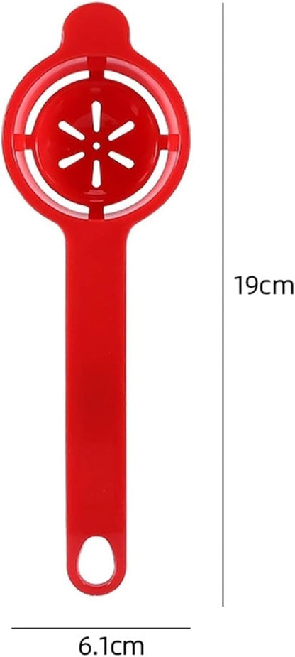 DIY Egg Yolk White Separator Divider Kitchen Cooking Egg Tools Filter Egg Separator Kitchen Gadgets Cooking Gadgets Hot(Black)