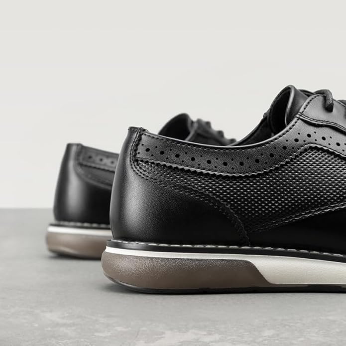 Bruno Marc Men's Plain Toe Oxford Shoes Business Formal Derby Dress Sneakers Crossflex GentEdge