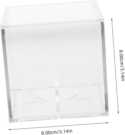 Baseball Display Cube Acrylic Box for Collectibles Sports Card Storage
