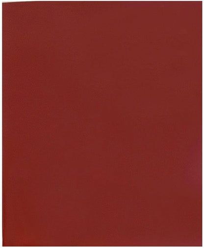JAM PAPER Laminated Two Pocket Glossy Folders - Maroon Red - 3/Pack