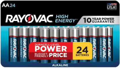 Rayovac High Energy AA Batteries (23 Pack), Double A Alkaline Batteries