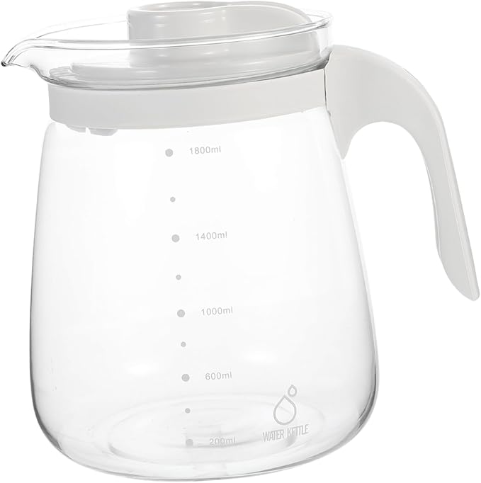 Large Glass Tea Pot Set Cold Water Bottle No Rust Stovetop Tea Kettle for Hot or Cold Beverages