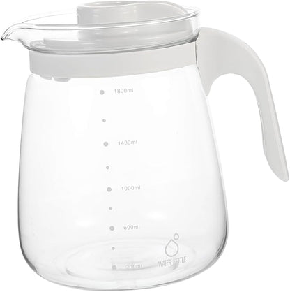 Large Glass Tea Pot Set Cold Water Bottle No Rust Stovetop Tea Kettle for Hot or Cold Beverages