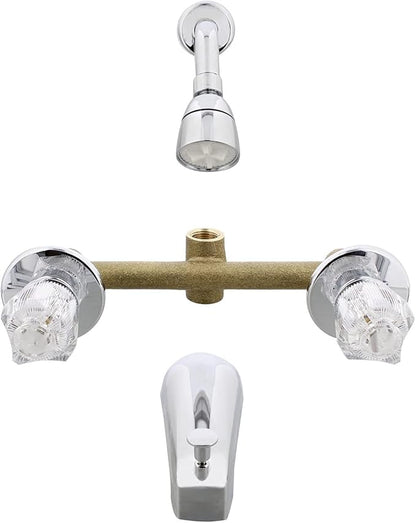 Empire Brass Faucet 8" 2-valve Shower Diverter J228AF