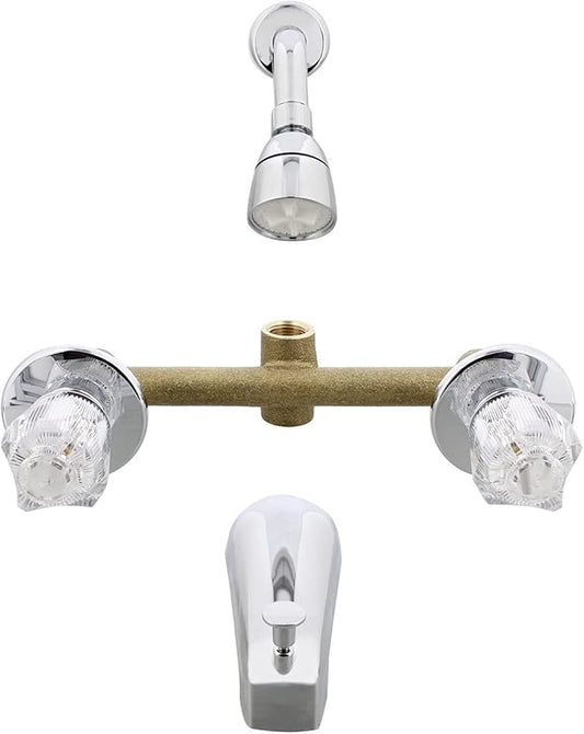 Empire Brass Faucet 8" 2-valve Shower Diverter J228AF