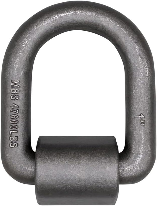 Mytee Products (2 Pack) 1" Heavy Duty Weld-On Forged D Ring 47,000 Lbs