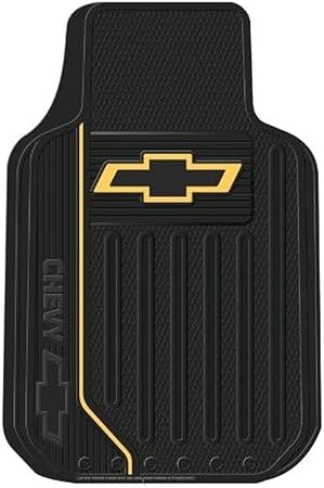 Plasticolor 001620R03 Chevrolet Chevy Logo Elite Universal Fit Car Truck SUV Front Floor Mats Pair