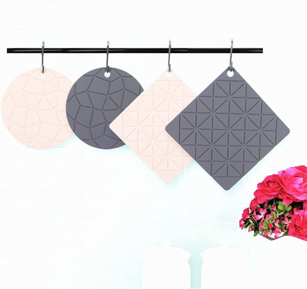 High temperature resistant placemat multifunctional silicone insulation coaster anti-scalding pot mat