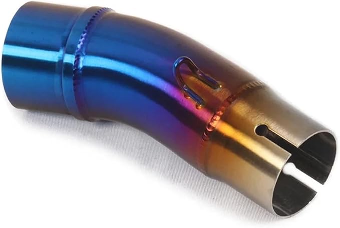 FXDIANZI Be Compatible With Ninja 400 Ninja400 EX400 Z400 2017-2023 Motorcycle Exhaust Pipe Escape Moto Muffler System Mid Link Pipe With 51MM(Type A)