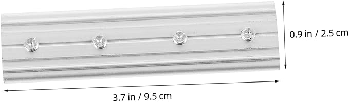 Window Curtain Track Connector Versatile Extension Joints for Direct Rail Curtains Design for Use Easy to Install