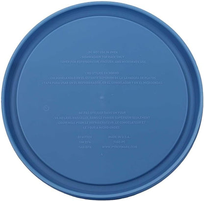 Pyrex 7402-PC 6/7-Cup Blue Cornflower Food Storage Replacement Lid (2-Pack)
