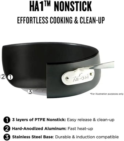 All-Clad HA1 Hard Anodized Nonstick Fry Pan Cookware (10 Inch Fry Pan)