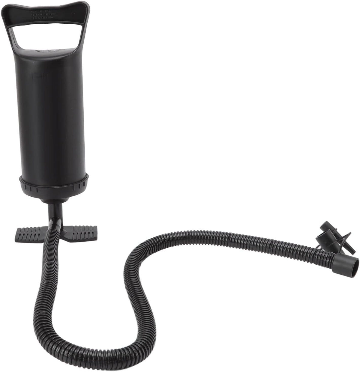 Hand Pulled Air Pump Manual Inflator Portable Fast Inflation Pump for Rubber Boats Air Mattresses Pool Rafts Durable ABS Plastic Construction with Hose and Nozzles (Small 750CC)