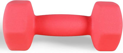 Neoprene Dumbbell Hand Weights, Anti-Slip, Anti-roll, Hex Shape Colorful, Pair or Set with Stand