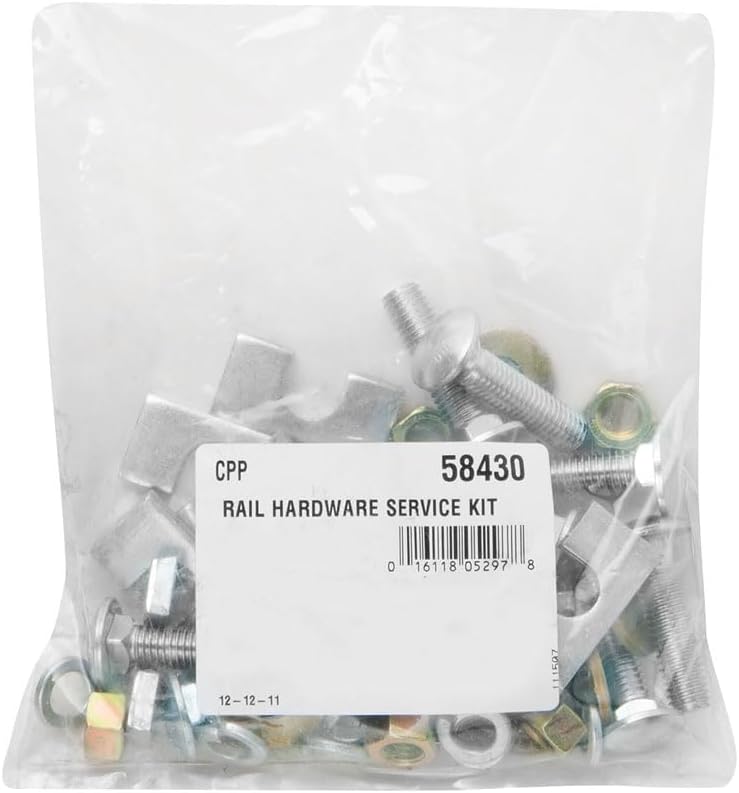 Reese 58430 Installation Hardware Bolt Kit for Fifth Wheel Mounting Brackets and Universal Rails (10 - Bolt Design), Replacement Part Compatible with Reese Rail Kits #30035, #58058