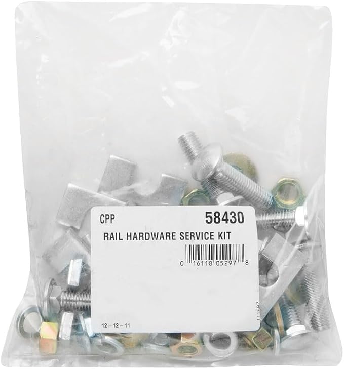 Reese 58430 Installation Hardware Bolt Kit for Fifth Wheel Mounting Brackets and Universal Rails (10 - Bolt Design), Replacement Part Compatible with Reese Rail Kits #30035, #58058