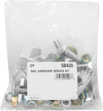 Reese 58430 Installation Hardware Bolt Kit for Fifth Wheel Mounting Brackets and Universal Rails (10 - Bolt Design), Replacement Part Compatible with Reese Rail Kits #30035, #58058
