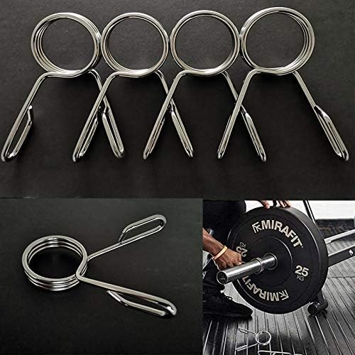 2 Inch Barbell Clamps Olympic Barbell Clamps Locking Collars Clips Dumbbell Barbell Collars Clamps Clips Weightlifting Accessory