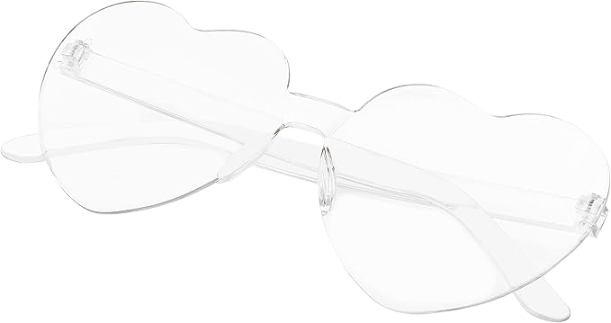 MAXJULI Heart Sunglasses for Women Baby Girl,Hot Party Neon Shades UV Protection 8069