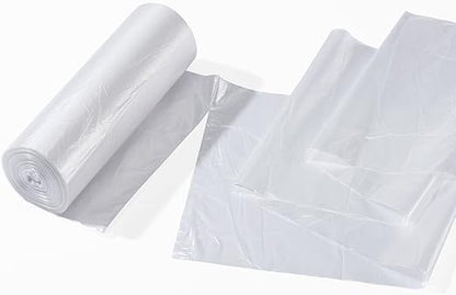 TYPLASTICS 40-45 Gallon Clear Trash Can Liners - 40" x 48"  High Density Garbage Bags - Case of 250  Multipurpose for Office, Outdoor, Recycling, Industrial and Commercial