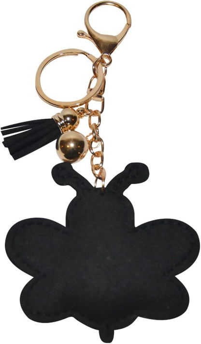Popfizzy Bumble Bee Keychain for Women and Girls Backpack Charms Rhinestone Purse Charms for Handbags