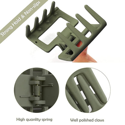 Square Hair Claw Clip (3 Clip )