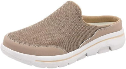 LLTMALL Men's Backless Mesh Walking Mules Shoes Comfort Slip on Garden Clog Slippers.