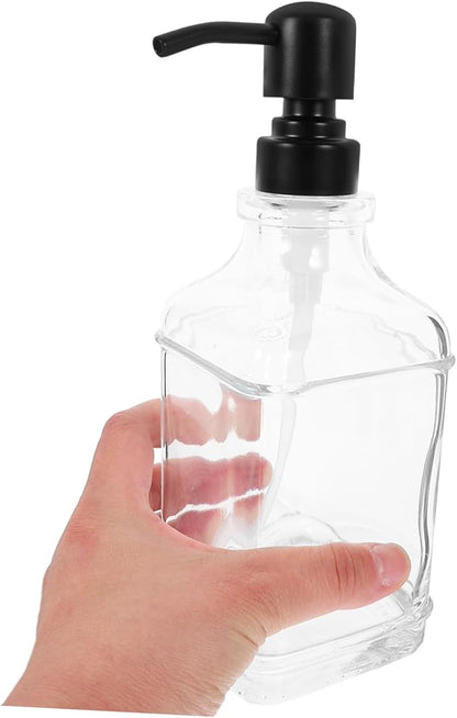 ABOOFAN Transparent Lotion Bottle Shampoo Container Hand Soap Dispenser Home Soap Bottle Liquid Container Soap Dispenser Glass Soap Dispenser Bathroom Soap Dispensers Pump Bottles