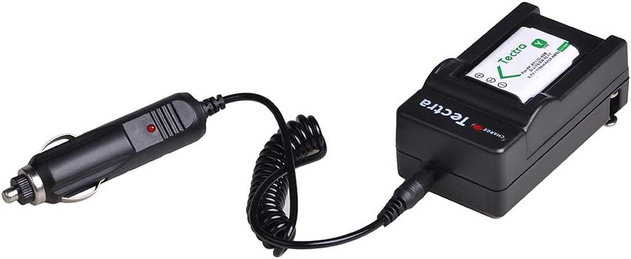 Tectra Charger Only, for NP-BY1 EN-EL11 LI-60B D-Li78 Compatible with Nikon Coolpix S550 S560 Sony Action Cam Mini HDR-AZ1VR AZ1 AZ1V AZ1VR Olympus FE-370