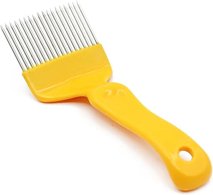 Beehive Honey Fork Comb, Unfasten Fork to Cut Honey Fork, 1 Beekeeping Tool(Red)