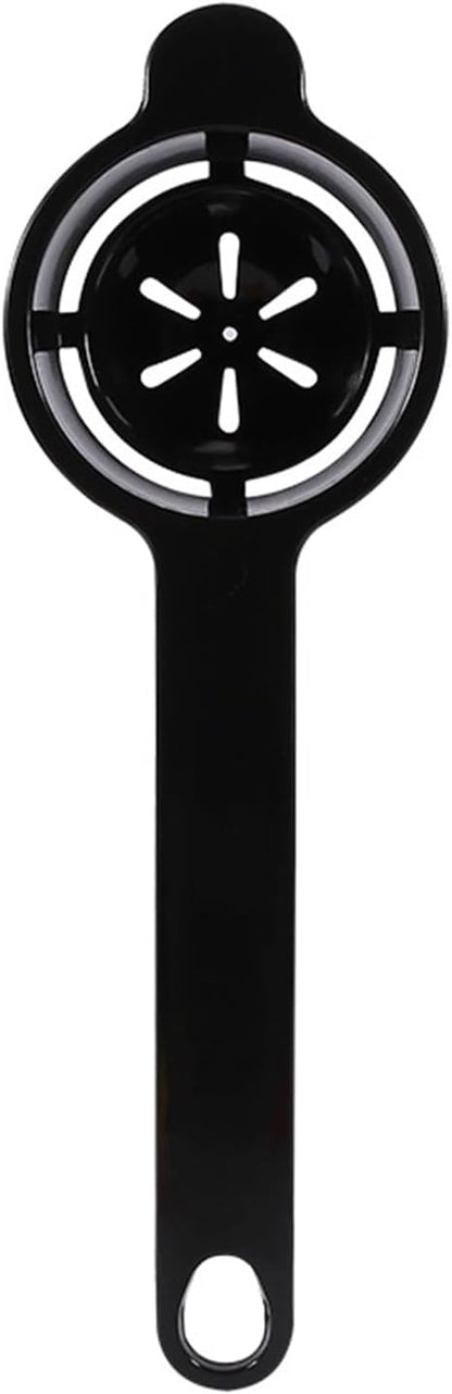 DIY Egg Yolk White Separator Divider Kitchen Cooking Egg Tools Filter Egg Separator Kitchen Gadgets Cooking Gadgets Hot(Black)