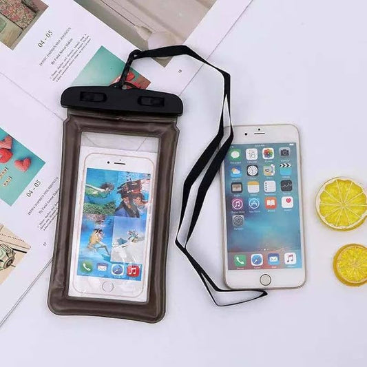Universal Floating Waterproof Phone Pouch Holder, Dry Bag with Strap, Compatible with iPhone 131211 Pro MaxPro8 Plus, Galaxy S22S21S20S10Note 20109 up to 6.7" (Black)