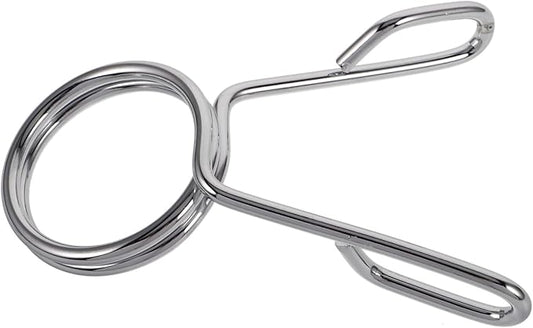 Yardwe Barbell Clamps Ergonomic Dumbbell Clips Quick Attachment for Weightlifting Fit for Gym Equipment Spring Clip Collars for Strength Training
