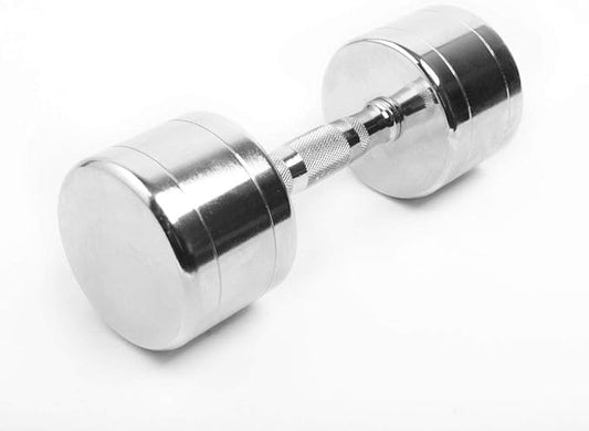 Rhegeneshop Chrome Fixed Solid Weight Dumbbells Home Fitness Exercise
