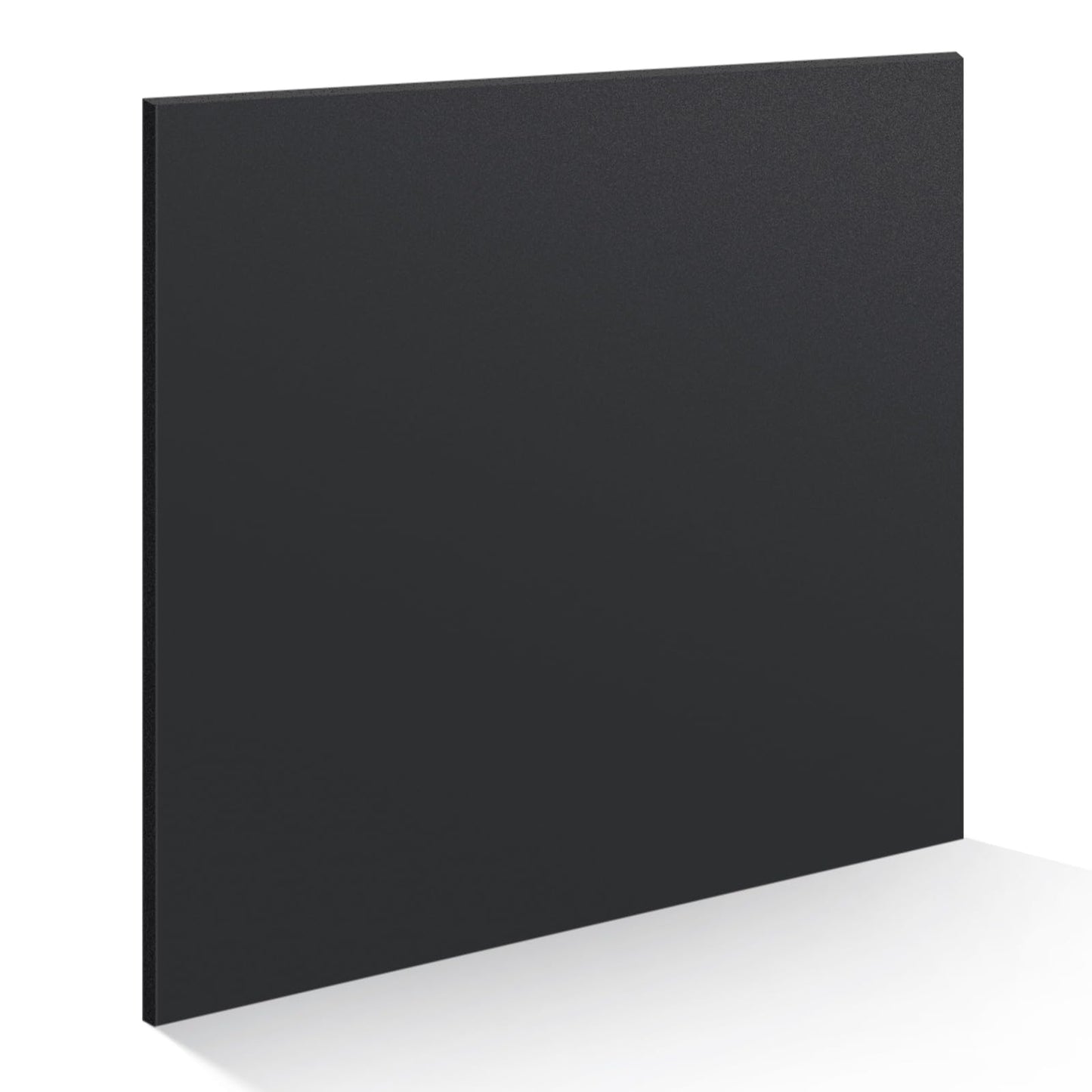 Sasylvia Hdpe Sheet, Hdpe Plastic Sheet Flexible High Density Polyethylene Cutting Board Solid Plastic Block for for CNC, Machining, Industrial, DIY(1/2" X 24" X 24",Black,1 Pcs)
