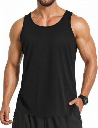 COOFANDY Men's 3 Pack Quick Dry Workout Tank Top Gym Muscle Tee Fitness Bodybuilding Sleeveless T Shirt.