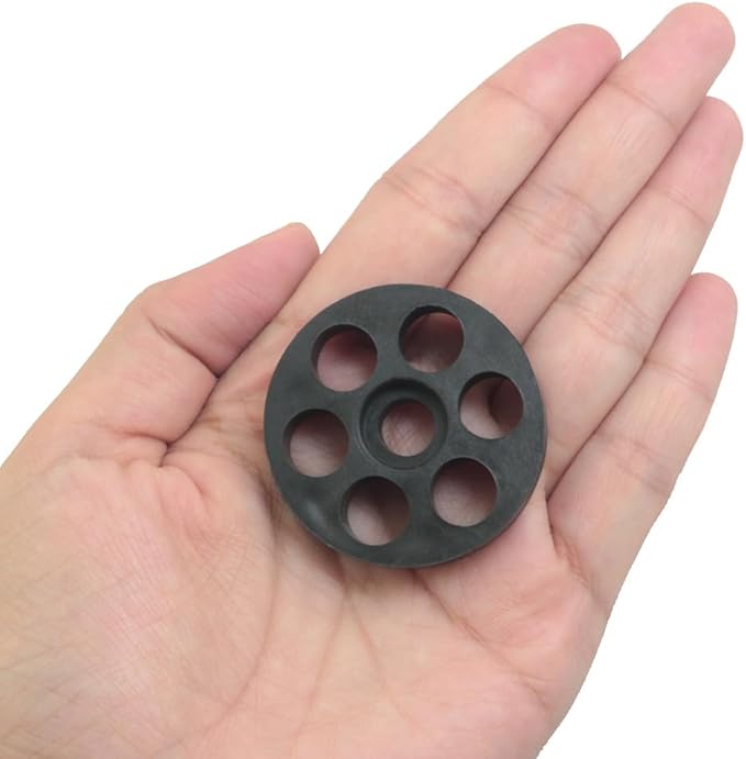 MEETOOT 4PCS Outdoor Compact Split Ground Bracket Wall Mount Bracket AC Condenser Rubber Vibration Isolating Pad Air Compressor Legs Vibration Isolating Pad for Air Conditioner Outdoor Unit