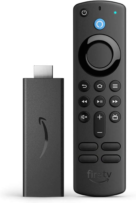 Fire TV Stick, sharp picture quality, fast streaming, free  live TV, Alexa Voice Remote with TV controls