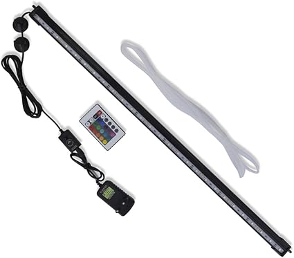EVTSCAN LED Aquarium Bubble Lamp RGB 71 cm Aquarium Supplies Accessories