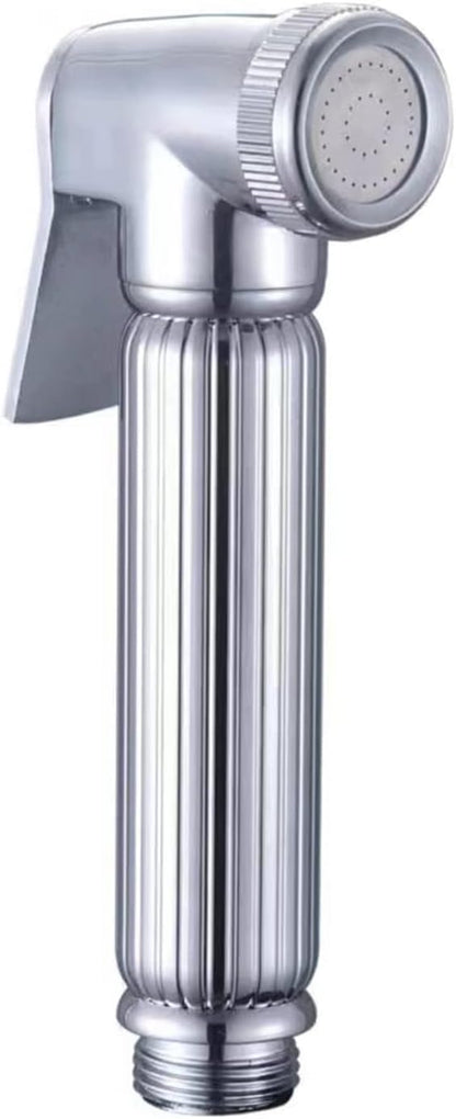 Metal Handheld Bidet Sprayer Toilet-Adjustable Water Pressure Control with Bidet Hose for Feminine Wash Bidet Faucets Sprayer for Kitchen and Toilet Cleaning