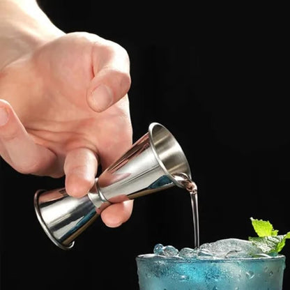Double Cocktail Jigger,3 Size Stainless Steel Japanese Style Bar Measuring Jigger Cocktail Alcohol Measuring Tools for Bartender Bartending(3050ml)